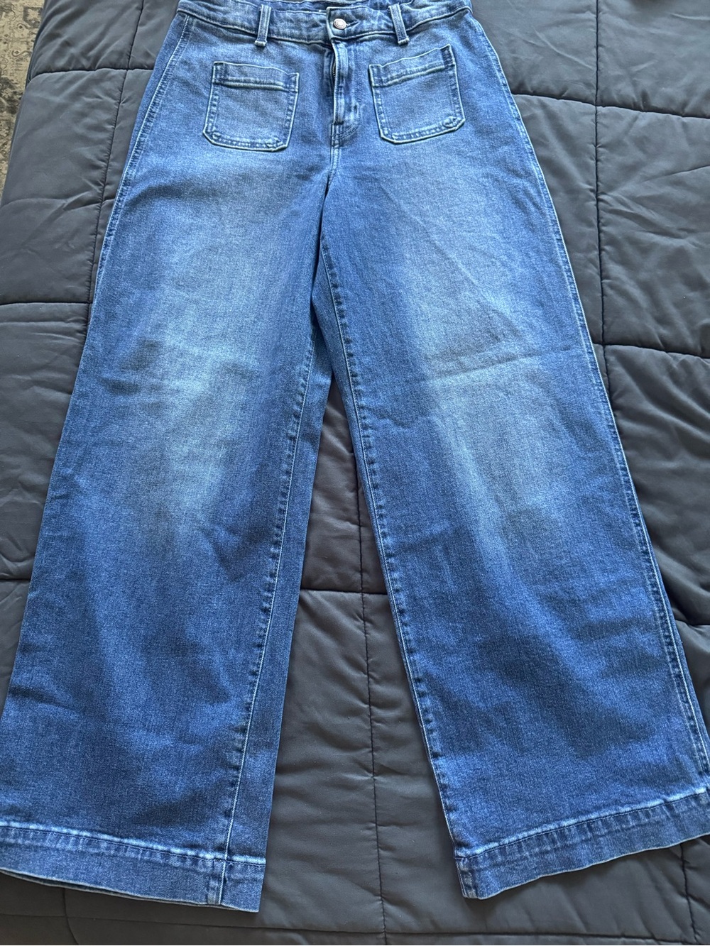 Old Navy Wide-Leg Denim Jeans in Blue